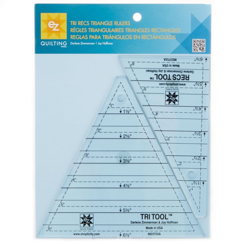 tri recs triangle ruler by darlene zimmerman joy hoffman christmas quilt books