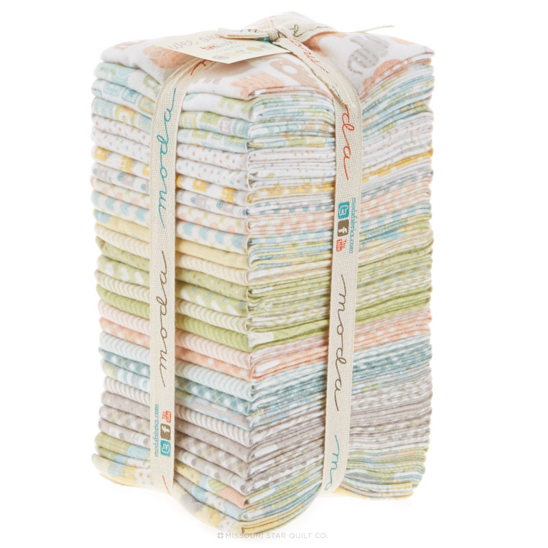 Wee Ones Flannel Fat Quarter Bundle - Tim and Beck - Moda Fabrics ...