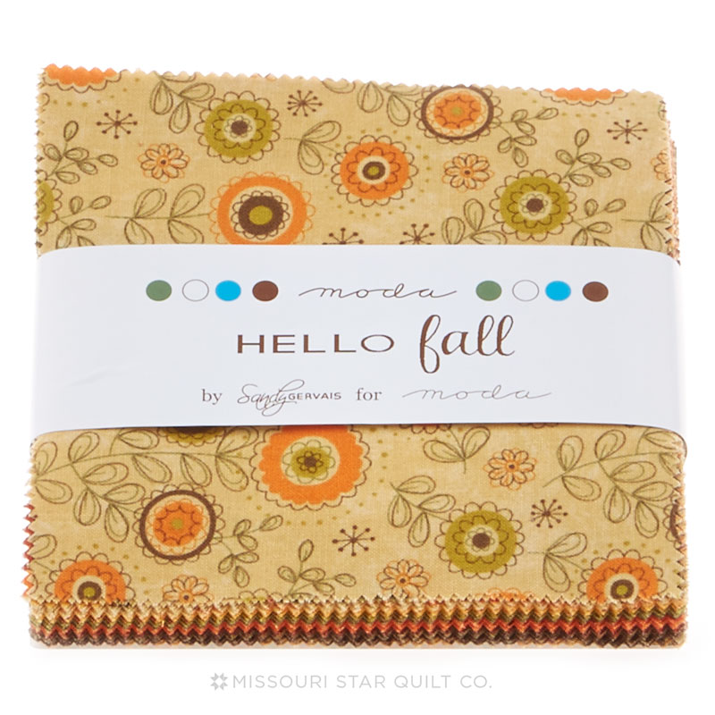 Hello Fall Charm Pack Sandy Gervais Moda Fabrics — Missouri Star