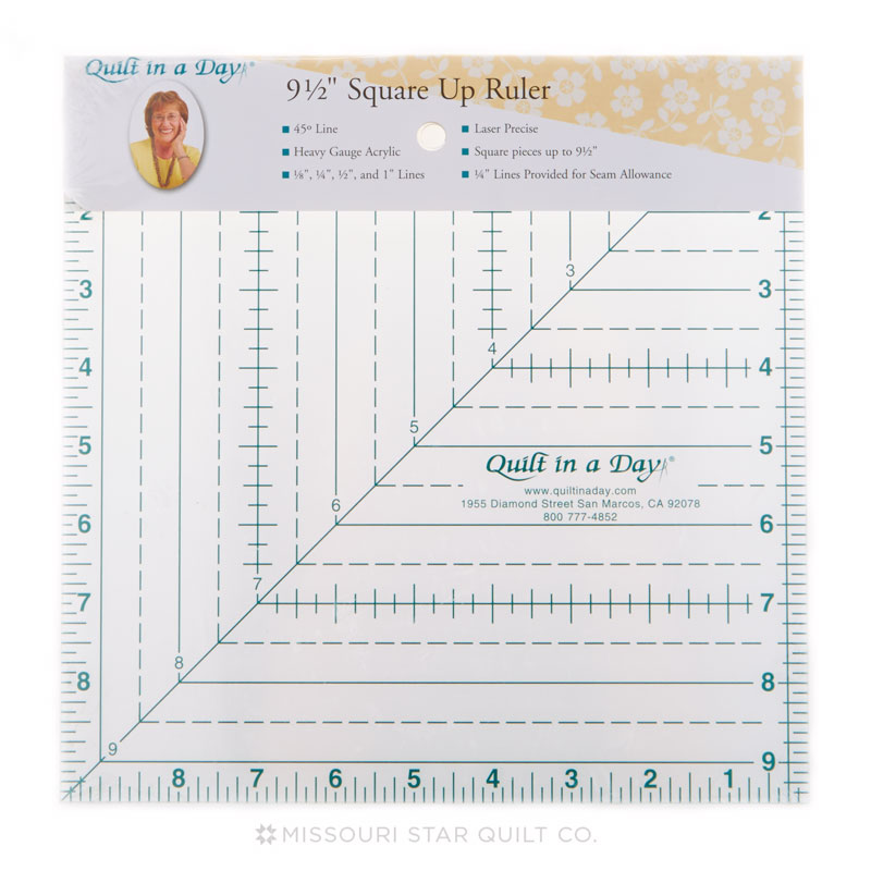 Square Up Ruler 9 1/2" Quilt In a Day — Missouri Star Quilt Co.