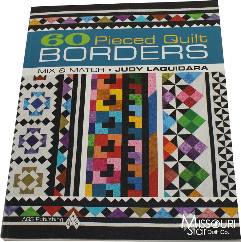 60 Pieced Quilt Borders Book Softcover American Quilter S Society   60 Pieced Quilt Borders Book By Judy Laquidara Sku  Aqs 8662 Copy 