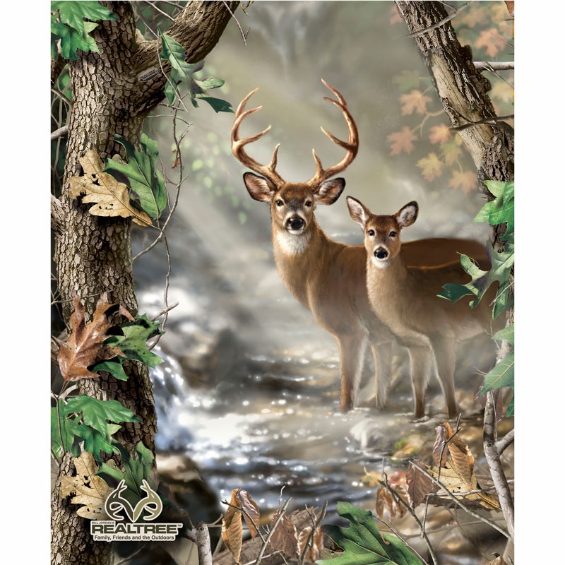 Realtree Deer Quilt Panel Sykel Enterprises Sykel Enterprises