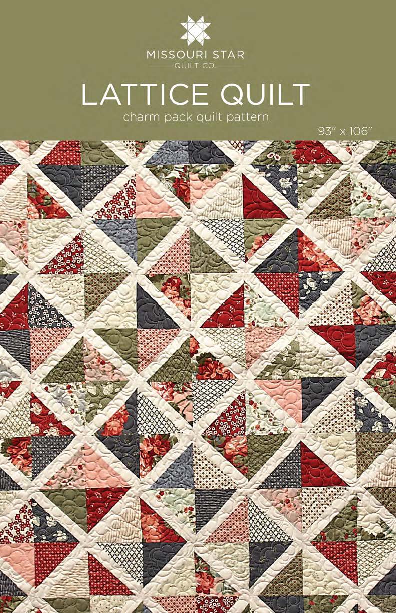 Digital Download Lattice Quilt Pattern MSQC Missouri Star Quilt Co 