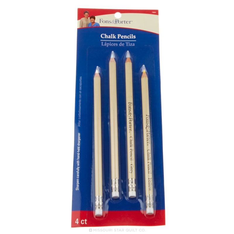 Chalk Pencils (4ct Assorted Colors) Fons & Porter — Missouri Star
