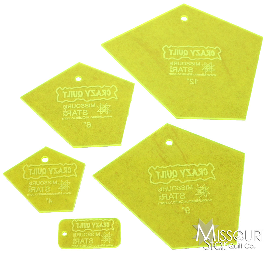 Crazy Quilt Templates - MSQC