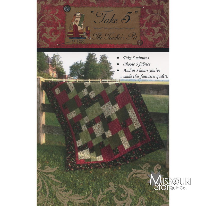 Take 5 Pattern The Teachers Pet Missouri Star Quilt Co 