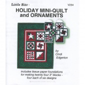 Little Bits - Holiday Mini-Quilt and Ornaments Pattern