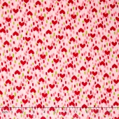 Radiant Girl - Heart Geo Pink Yardage