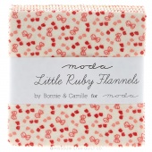 Little Ruby Flannel Charm Pack