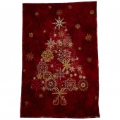 Stonehenge Red Tree Starry Night Wall Hanging Kit with Lights
