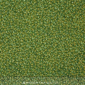 Shades of the Season 9 - Twigs Green Metallic Yardage