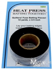 Heat Press Batting Together - Black (3/4