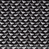 Midnight Masquerade - Bat Brigade Black Yardage