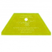 Small Half Hexagon Template for 5