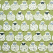 Wool Ewe Be Mine - Sheepish Grin Moss Yardage