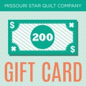 $200 Gift Certificate to the Missouri Star Quilt Company