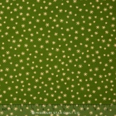 Wrapped in Joy - Stars Green Yardage