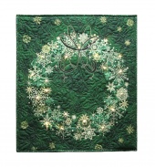 Stonehenge Green Wreath Starry Night 2 Wall Hanging Kit with Lights