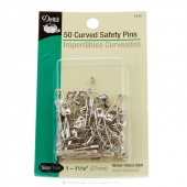 Curved Safety Pins Size 1 - 1 1/16