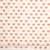 With Love - I Heart U Ivory Yardage