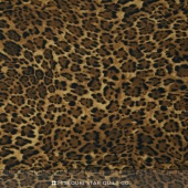Jungle Minis - Mini Leopard Brown Yardage