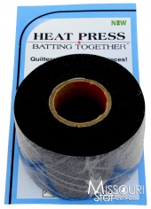 Heat Press Batting Together - Black (1 1/2