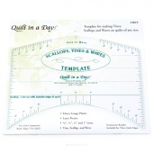 Scallops, Vines & Waves Template