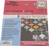 Creative Grids Charming 5 in Square Template