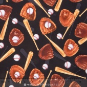 Sports - Baseball Gloves & Bats Black Yardage