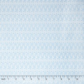 Basically Hugs - Hearts Blue Yardage